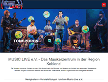 Tablet Screenshot of music-live-koblenz.de